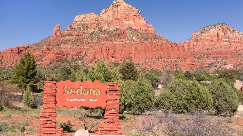 Officials say a woman has died after she fell during a hike in Sedona, Arizona earlier this week.