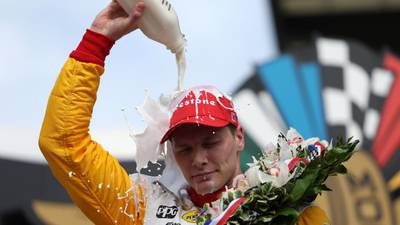 Indianapolis 500: Josef Newgarden prevails in crash-filled finish