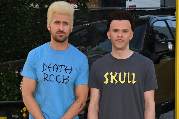 Ryan Gosling, Mikey Day reprise Beavis and Butt-Head characters at ‘Fall Guy’ premiere