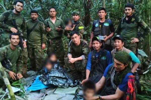 4 children found alive after getting lost in Amazon jungle for 40 days following plane crash